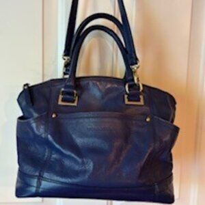 Tignanello Blue LeatherHandbag
